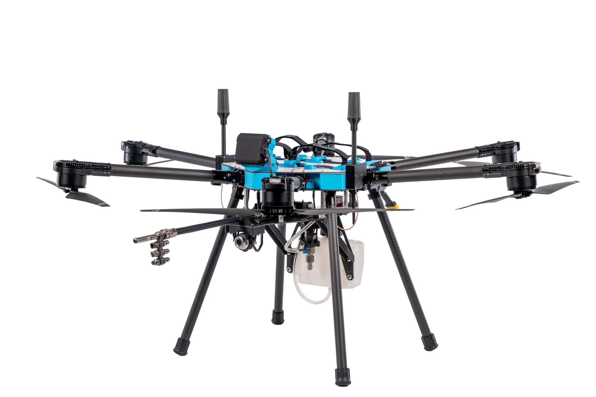 Sherpa drone equipped for window cleaning
